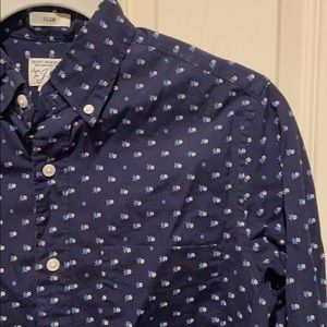 Flowered JCrew Men’s Button Down